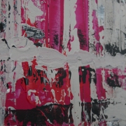 acryl abstract, afm. 80 x 120 cm