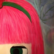 Blythe Doll (detail) Afm 100 x 100 cm